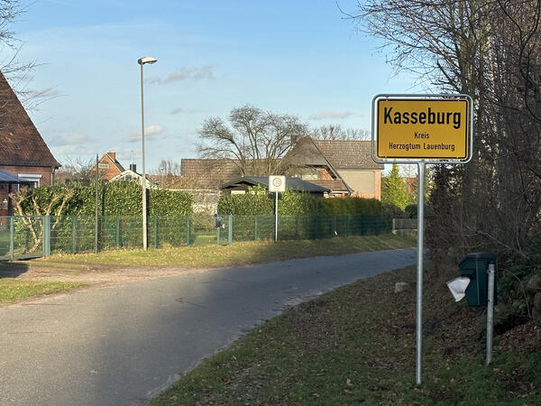 Kasseburg Schild