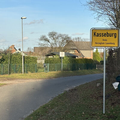 Kasseburg Schild